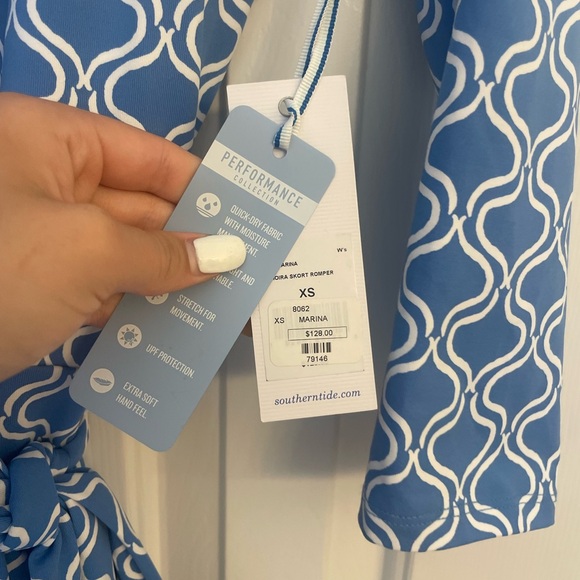 Southern Tides Moira Skort Romper NWT Sz XS - Picture 2 of 5